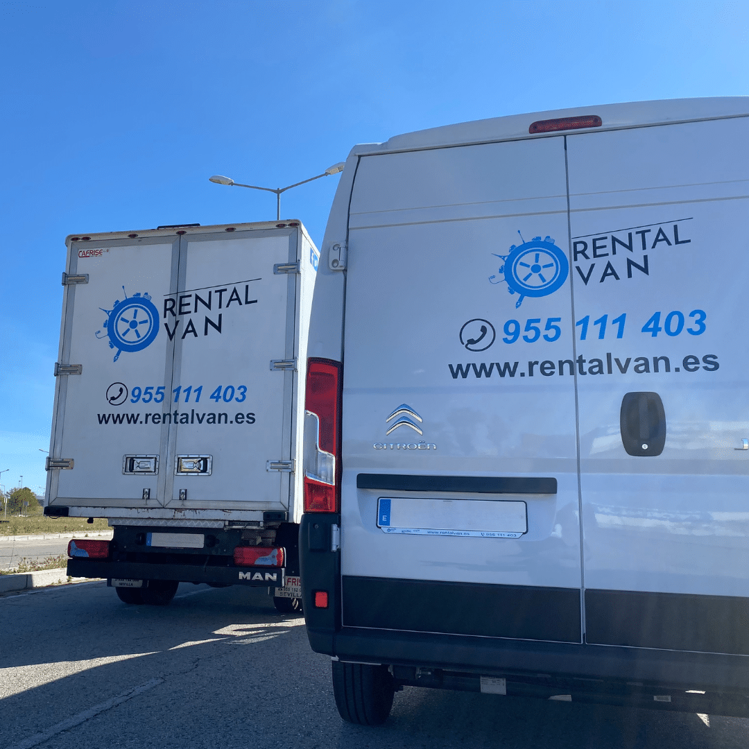 Alquiler de furgonetas para profesionales y particulares en Sevilla
